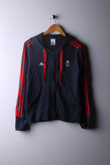 Vintage Adidas Zipper Hoodie Cotton