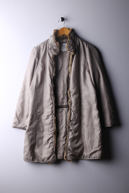 Vintage Crocodile Womens Fur Jacket Polyester