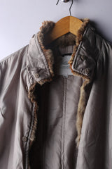 Vintage Crocodile Womens Fur Jacket Polyester