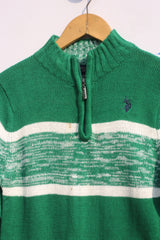 Vintage U.S. Polo Assn Quarter Zipper Sweater