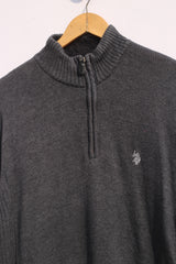 Vintage U.S. Polo Assn Quarter Zipper Sweater