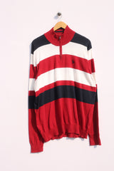 Vintage U.S. Polo Assn Quarter Zipper Sweater