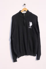 Vintage U.S. Polo Assn Quarter Zipper Sweater