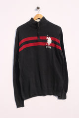 Vintage U.S. Polo Assn Quarter Zipper Sweater