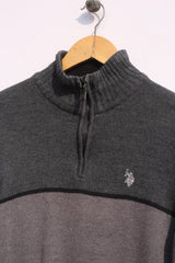 Vintage U.S. Polo Assn Quarter Zipper Sweater