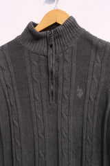 Vintage U.S. Polo Assn Quarter Zipper Sweater