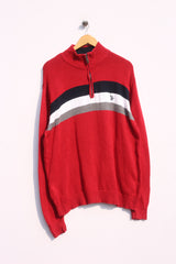 Vintage U.S. Polo Assn Quarter Zipper Sweater
