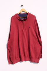 Vintage U.S. Polo Assn Quarter Zipper Sweater