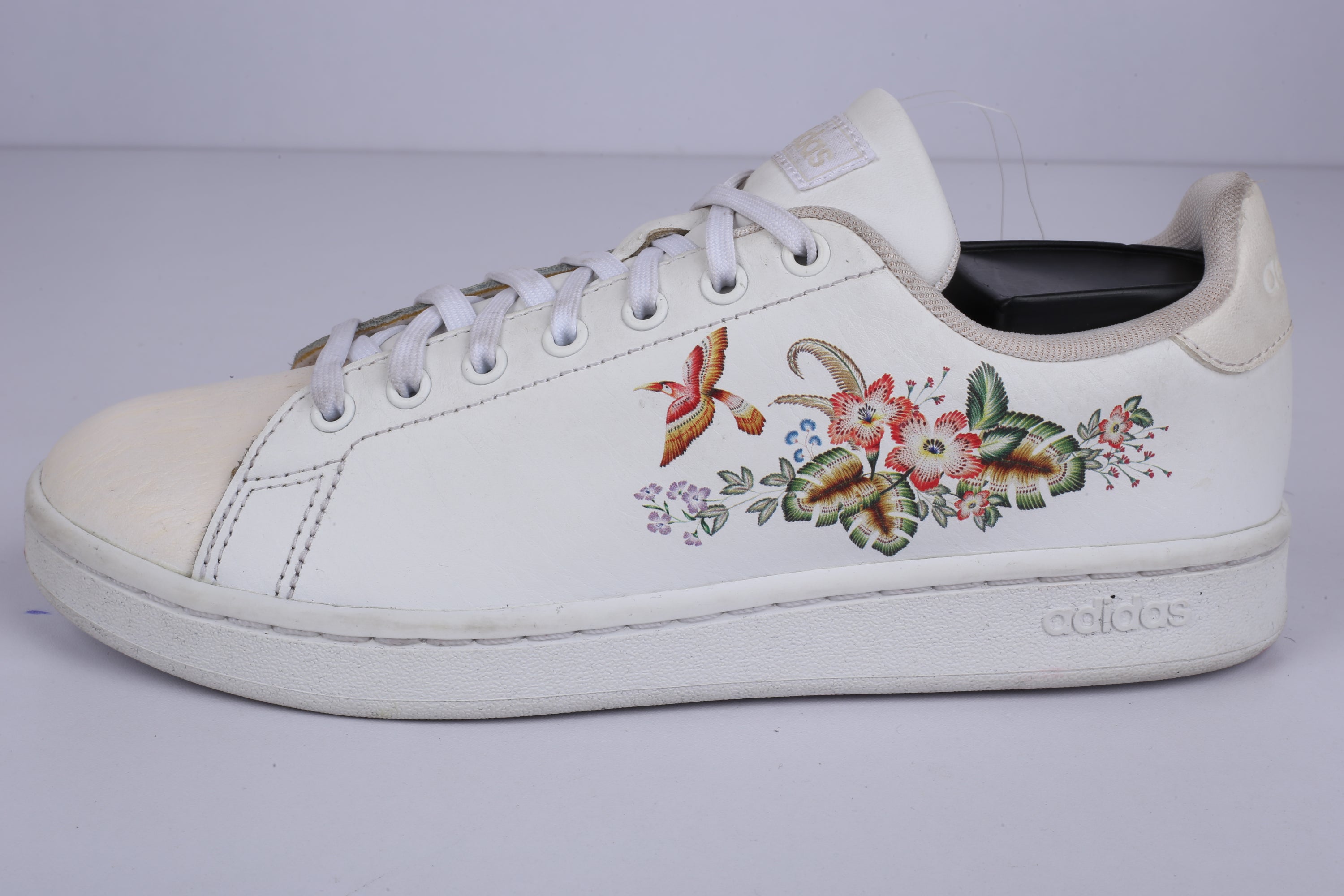 Adidas Stan Smith Floral Sneaker Condition Premium Thriftbros