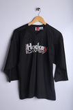 Vintage Canlan Hockey Jersey Black - Knit Polyester