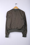 Vintage Pull & Bear Bomber Jacket Bronze - Polyester