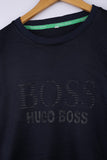 Vintage 90's Hugo BOSS Sweatshirt Black - Cotton
