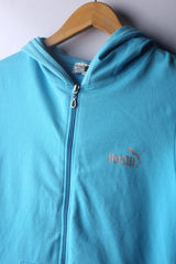 Vintage Puma Womens Zipper Hoodie Polyester