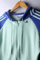 Vintage Adidas Zipper Hoodie Cotton