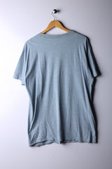 Vintage 90's Graphic Tee Blue - Cotton