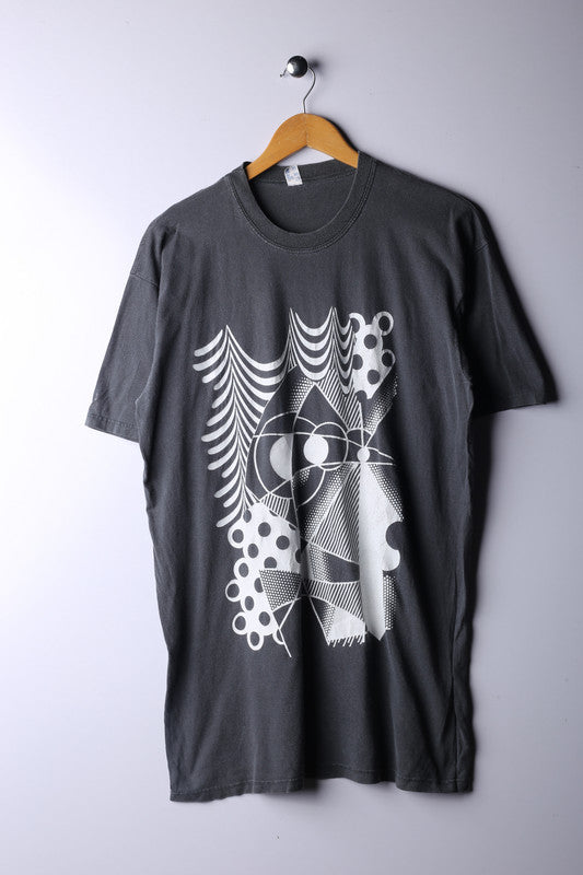 Vintage 90's Graphic Tee Grey - Cotton