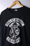 Vintage 90's Sons of Anarchy Tee Black - Cotton