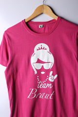 Vintage 90's Team Braut Tee Pink - Cotton