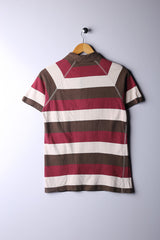 Vintage 90's Dickies Polo Tee Red/Brown - Cotton