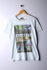 Vintage 90's RADAR Graphic Tee White - Cotton