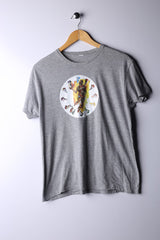 Vintage 90's Graphic Jordan Tee Grey - (Not Authentic Jordan)