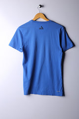 Vintage 90's Adidas Tee Blue - Polyester