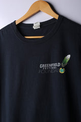 Vintage 90's Greenfield Tee Black - Cotton