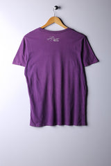 Vintage 90's Graphic Tee Purple - Cotton