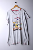 Vintage 90's Looney Tunes Shirt Stripe - Cotton
