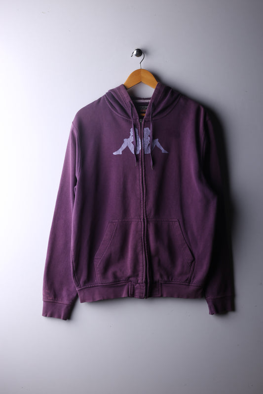 Vintage Kappa Zipper Hoodie Cotton