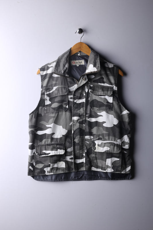 Vintage Lanchuan Utility Vest Cotton