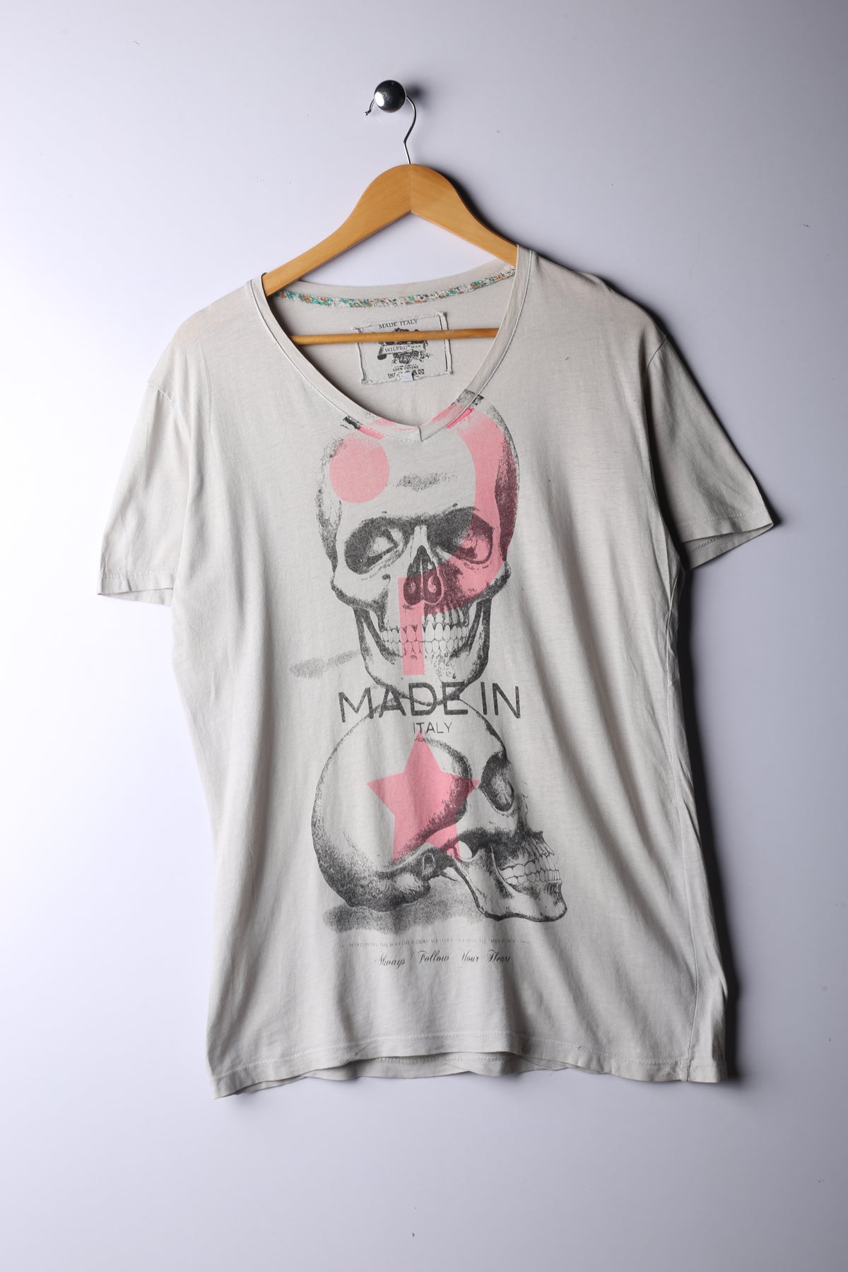 Vintage 90's Skull Tee White - Cotton