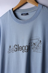 Vintage 90's Gloggi Tee Blue - Cotton