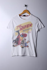 Vintage 90's The Raven Tee White - Cotton