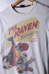 Vintage 90's The Raven Tee White - Cotton