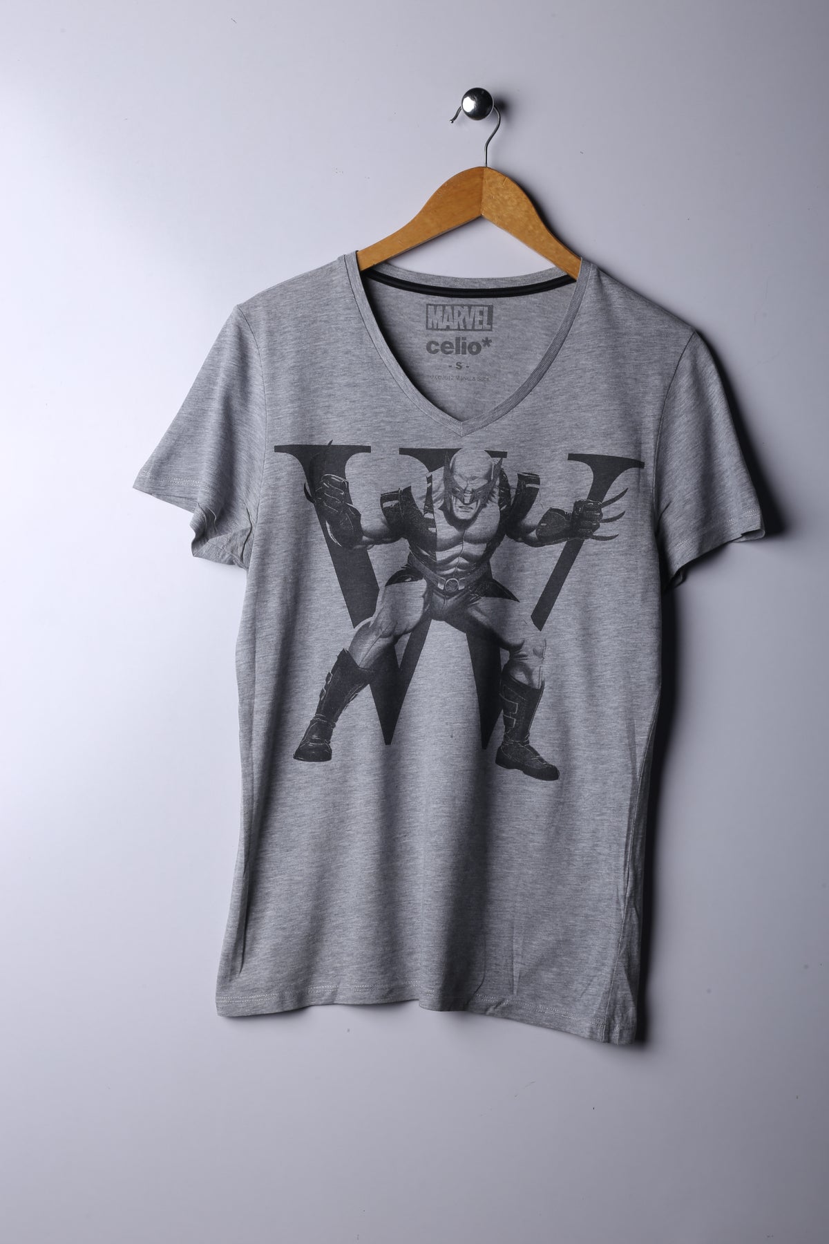 Vintage 90's Marvel Tee Grey - Cotton