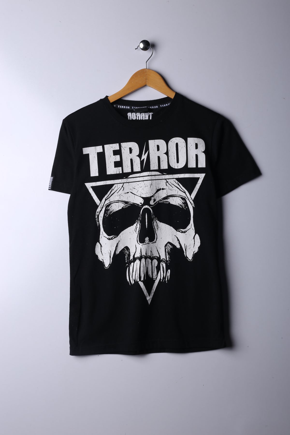 Vintage 90's Terror Tee Black - Cotton