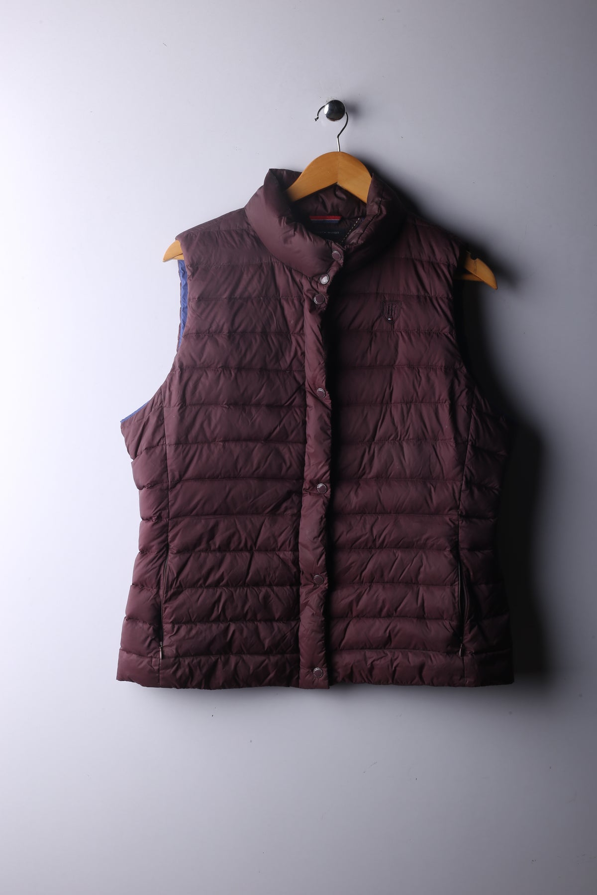 Vintage Tommy Hilfiger Womens Gilet Puffer Polyester