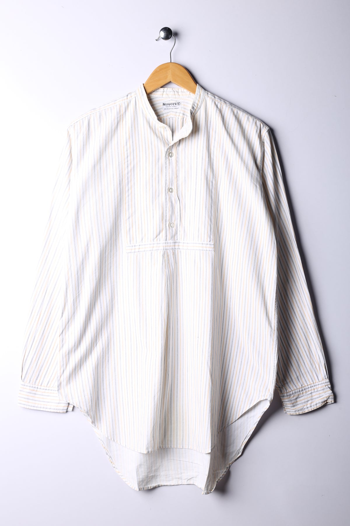 Vintage 90's Nuvotex Shirt Striped   -Cotton