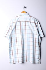 Vintage 90's Cedarwood Halfsleeve Shirt Checkred   -Cotton