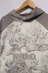 Vintage Red Head Hoodie-Polyester