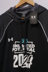 Vintage Under Armour Zipper Hoodie-Polyester