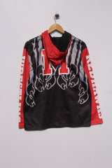 Vintage Milton Red Hawks Hoodie-Polyester