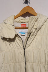 Vintage Columbia Puffer Fur Hoodie Womens -Polyester