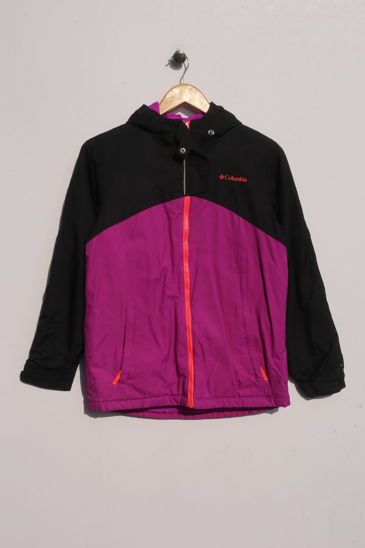 Vintage Columbia Zipper Hoodie Womens -Parachute