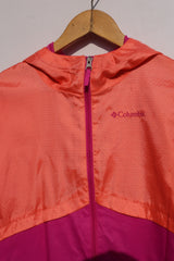 Vintage Columbia Windbreaker Hoodie Womens -Polyester