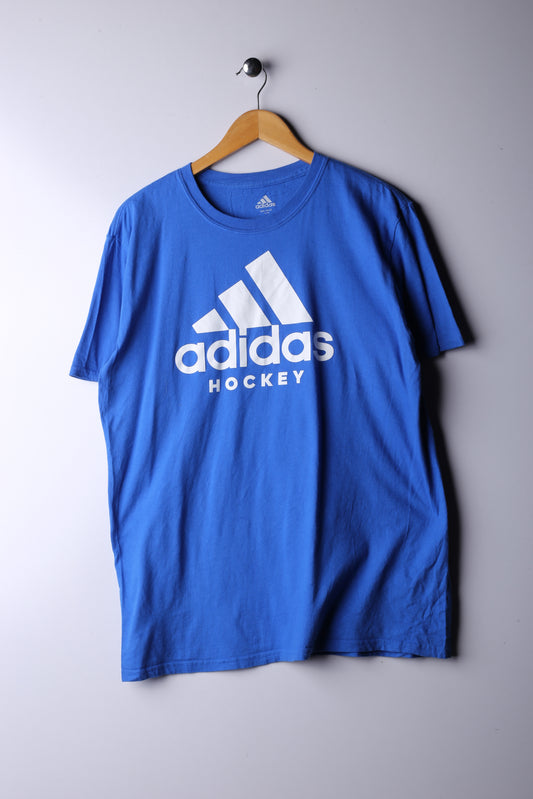 Vintage 90's Adidas Activewear Top Blue - Polyester