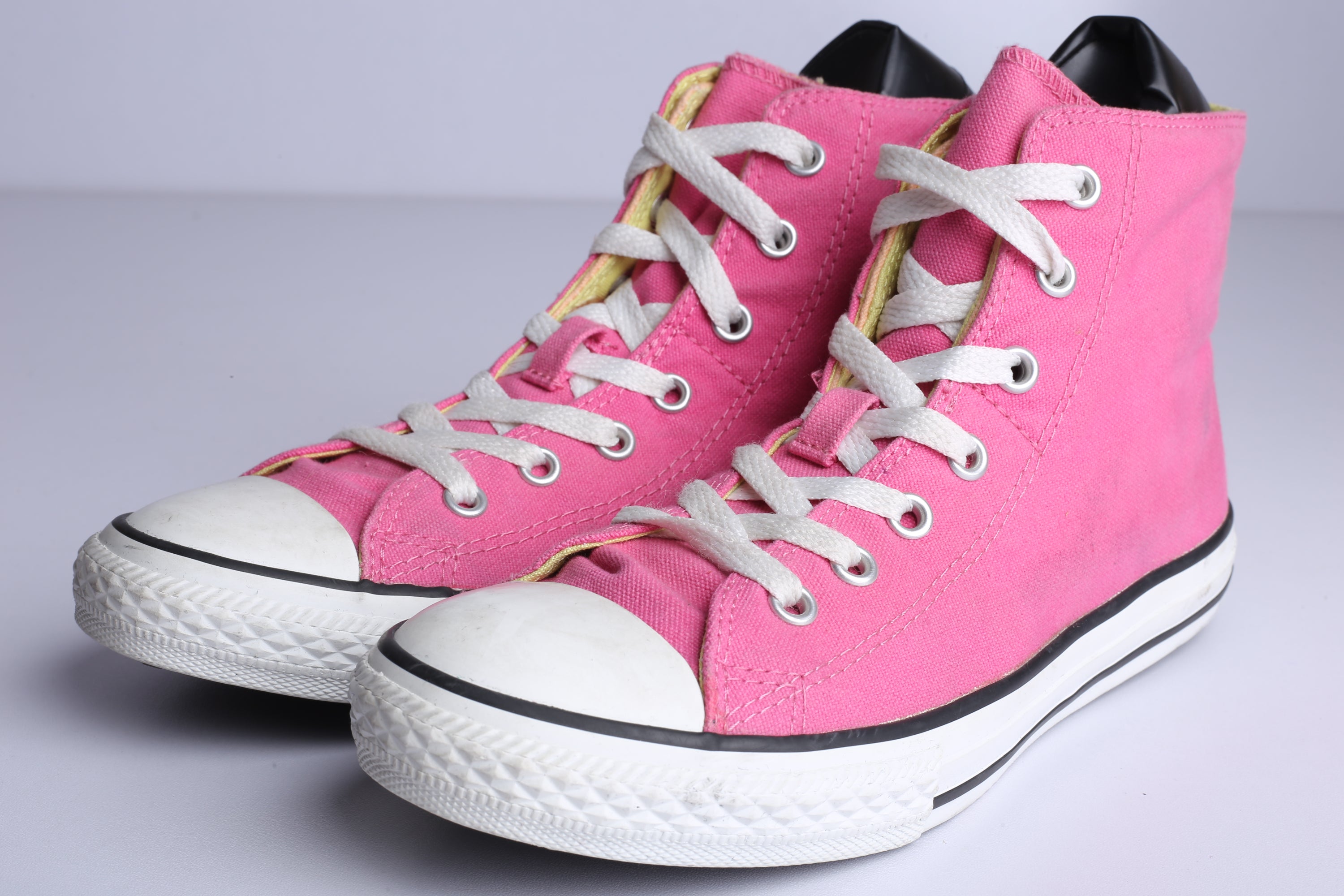 Chuck Taylor All Star High Pink  Sneaker - (Condition Good)
