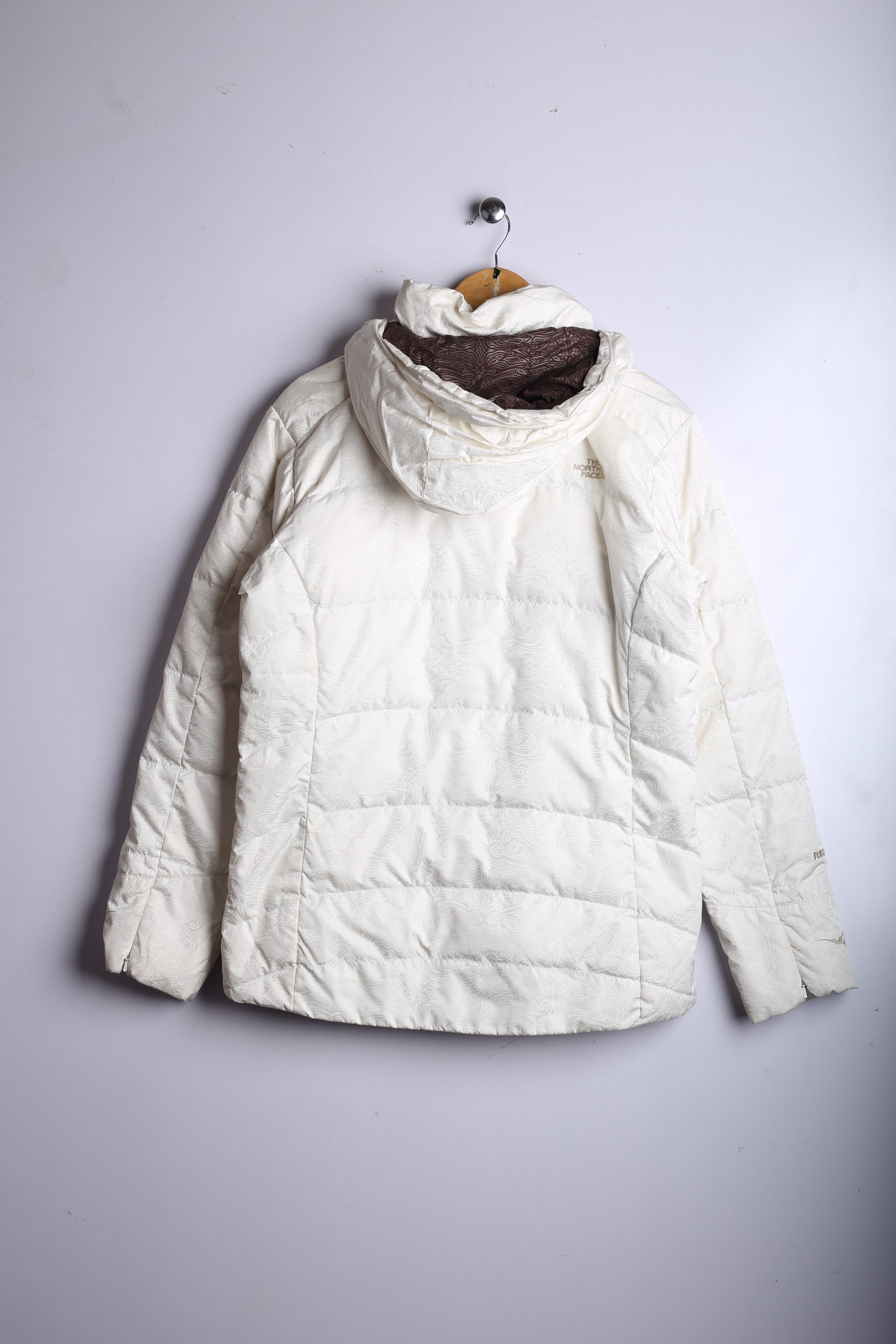 Vintage 90's The North Face Puffer Jacket White - Polyester Womens