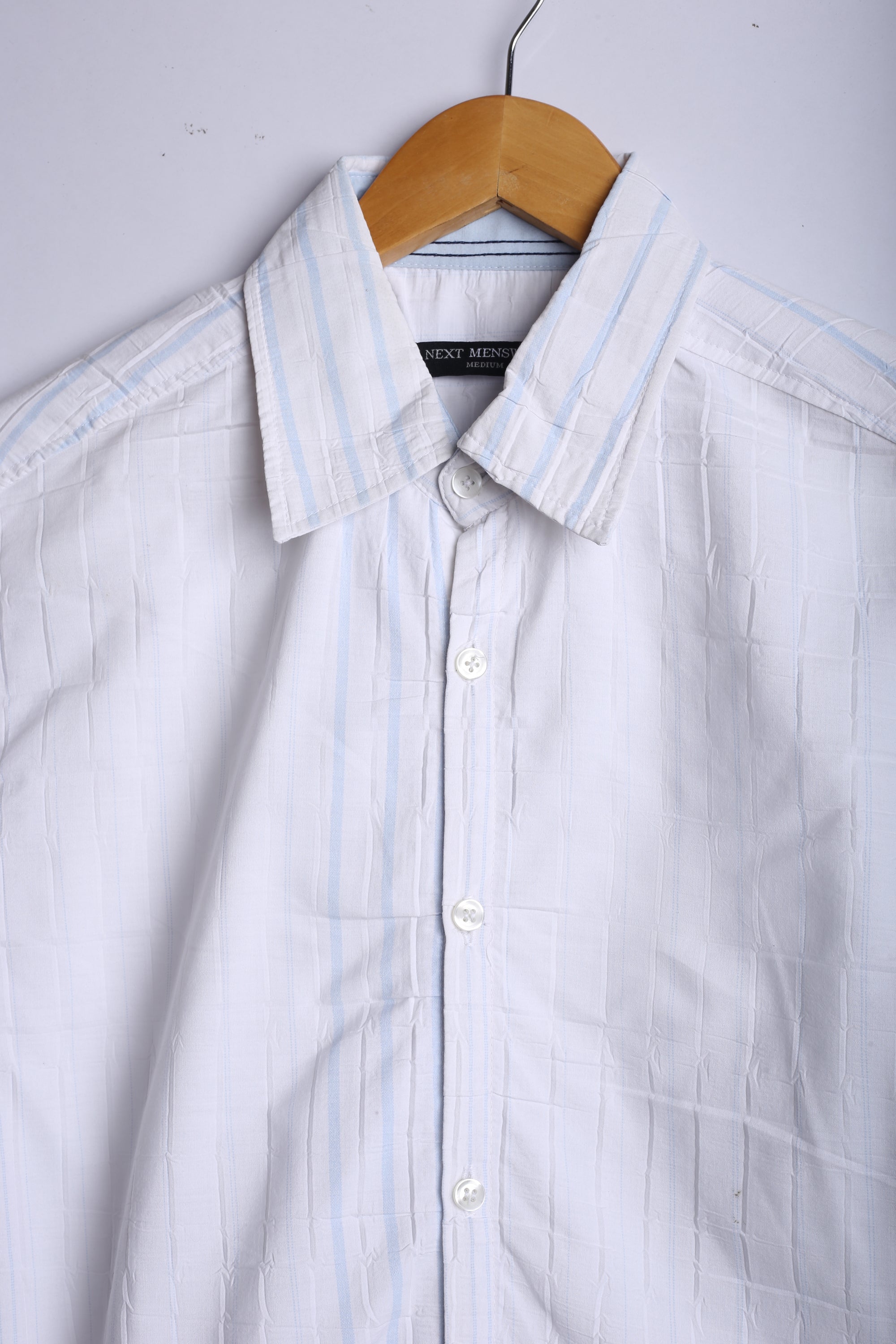 Vintage NEXT Half Sleeve Shirt White - Cotton